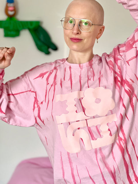 T-shirt ROSE tie dye