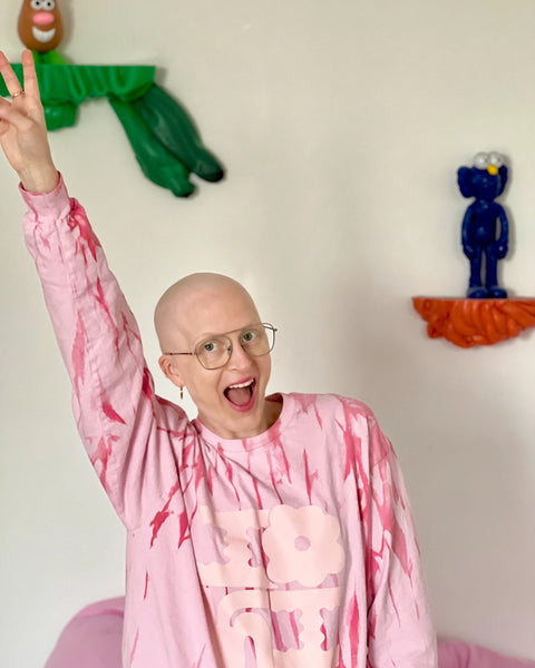 T-shirt ROSE tie dye